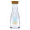 Botella de cristal ZETA con tapón de corcho y boca ancha - Foto 4