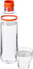 Botella de plástico 750ml con tapa de silicona y vaso
