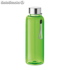 Botella de RPET 500ml verde lima transparente MIMO9910-51