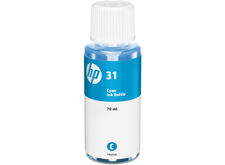 Botella de tinta Original HP 31 cian 70 ml
