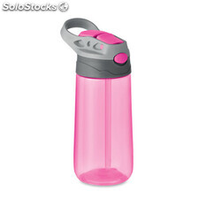 Botella de Tritán™ 450ml rosa transparente MIMO9909-31