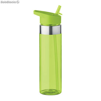 Botella de Tritan de 700 ml verde lima transparente MIMO9227-51