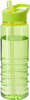 Botella de Tritán transparente con boquilla y pajita 700 ml