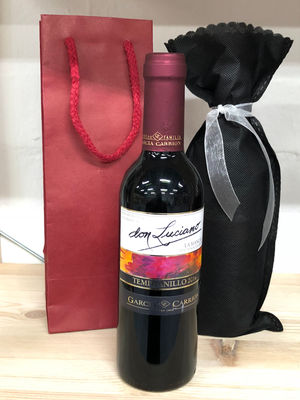 Botella de Vino Don Luciano Garcia Carrion 37,5cl Detalles regalos boda Comunión