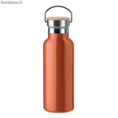 Botella doble capa de 500 mL naranja MIMO9431-10