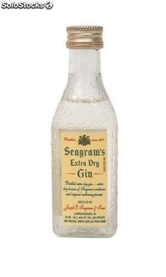 Botella Miniatura Seagram&#39;s Extra Dry Gin