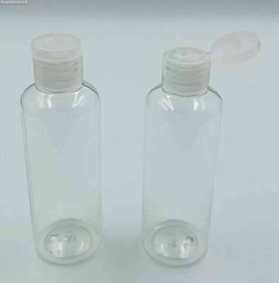 Botella PET de 100ml con tapón flip top cap - slip cap