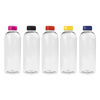 Botella plástico AS con tapón de colores