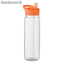 Botella RPET 650 ml con tapa naranja MIMO6467-10