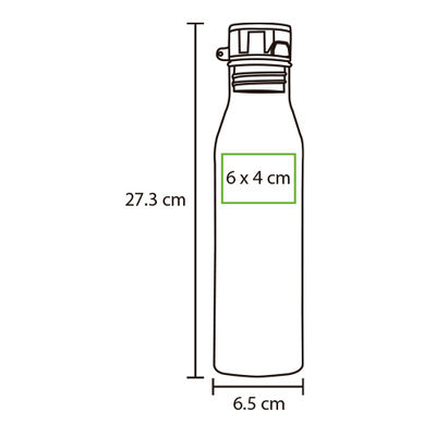 Botella transparente personalizada CAP 750 ml - Foto 5