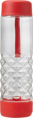 Botella vidrio geométrica 590ml tapa y fondo silicona - Foto 3
