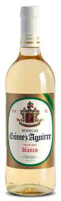 Botella Vino blanco gomez aguirre