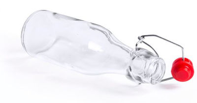 Botella vintage de cristal - Foto 2