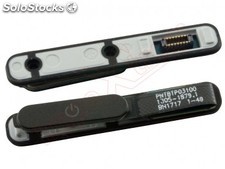 Botón de encendido con sensor de huella negro para Sony Xperia XZ Premium G8141