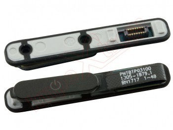 Botón de encendido con sensor de huella negro para Sony Xperia XZ Premium G8141 - Foto 2