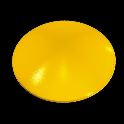 Botón vial de cerámica amarillo