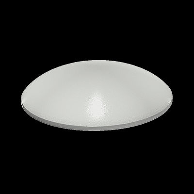Botón vial de cerámica blanco