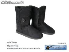 Bottes boutons noirs
