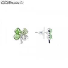 BOUCLES D´OREILLES TRÈFLE VERT