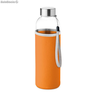 Bouteille en verre 500 ml orange MIMO9358-10