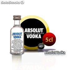 Bouteille miniature de vodka Absolut