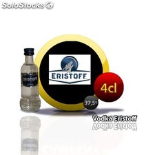 Bouteille miniature de vodka Eristoff