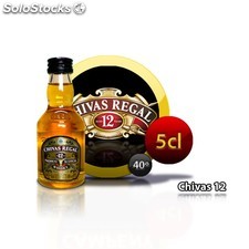 Bouteille miniature de whisky Chivas Regal 12 ans