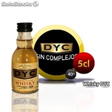 Bouteille miniature de whisky DYC