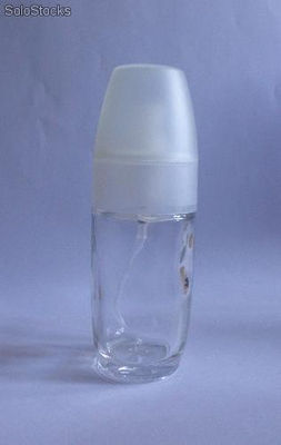bouteille oeuf spray cosmétique en verre