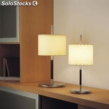 Bover Danona Lampe De Table (Estructura Mini) 1x46w E27 Nickel Piel Cu