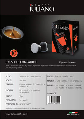 box da 10 capsule caffè compatibili nespresso - Foto 2