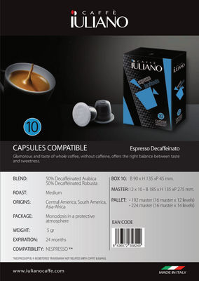 box da 10 capsule caffè compatibili nespresso - Foto 3