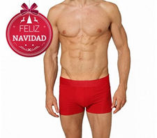 Boxer de Nochevieja para hombre DASHER (color rojo) - Ropa interior masculina XL