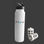 BPA free food grade camping stainless steel filter bottle - 1
