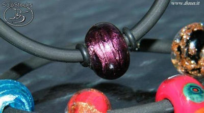 Bracelet avec perle en verre de Murano certifié - Margarita - Photo 3