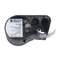 Brady M-11-498 Etiquetas de vinilo 12,7 mm x 19,05 mm (original)