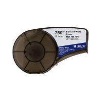 Brady M21-750-499 cinta nylon negro sobre blanco 19,1mm x 4,88m (original)