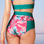 Braga de bikini alta culotte con paneles estampados_Chloe_5 Tallas xs/s/m/l/xl - Foto 4