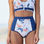 Braga de bikini alta culotte con paneles estampados_Jane_5 Tallas xs/s/m/l/xl - Foto 3