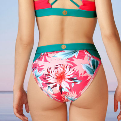Braga de bikini estilo retro con paneles estampados_Ariel_5 Tallas xs/s/m/l/xl - Foto 4
