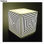 Branco lâmpada cubo de acrílico - 1