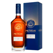 Brandy Metaxa 12 Star 1,00 Litro 40º (R) + Kiste 1.00 L.