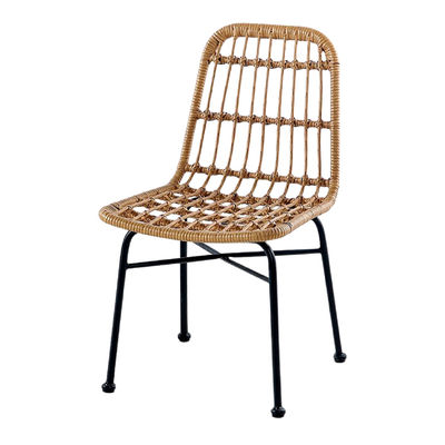 BRASSY Cadeira estilo nórdico em rattan sintético