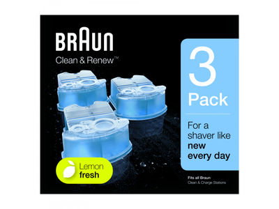 Braun Clean &amp; Renew CCR3 Reinigungskartusche Blau 382355