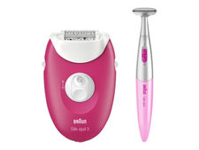 Braun Silk Epil 3 Epilator &amp; Trimmer Pink/White 81711457