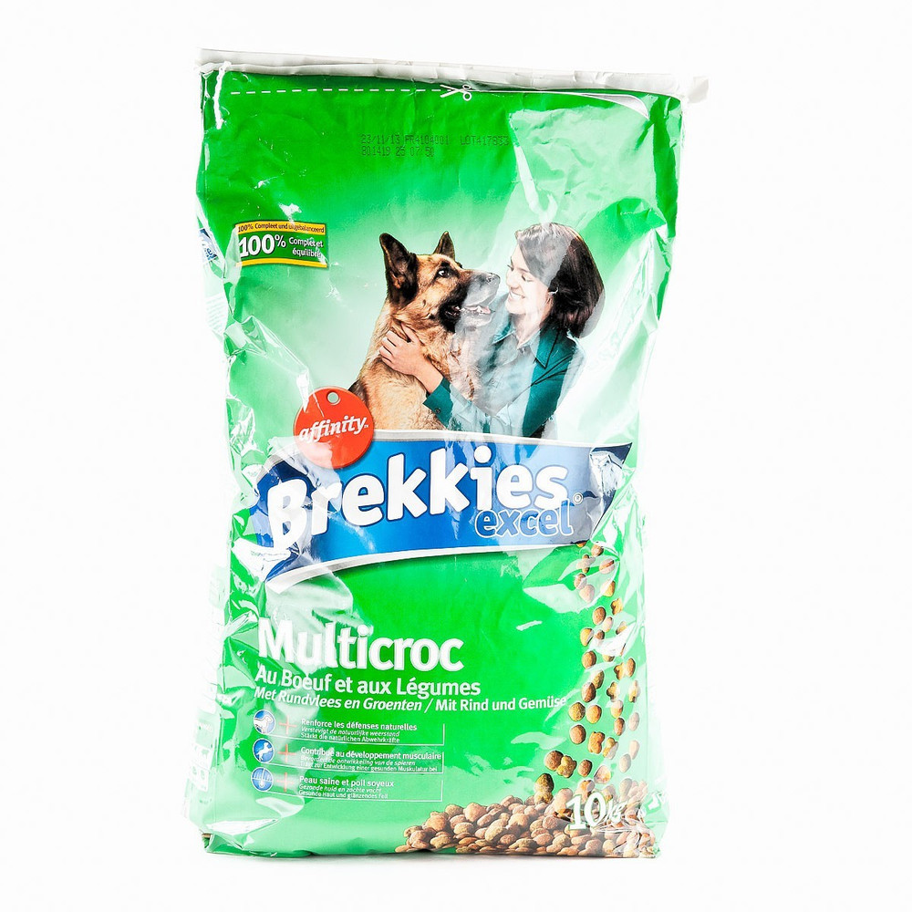 Brekkies Croquettes Pour Chiens Multicroc Bœuf Le Sac De 10 Kg