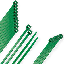Bridas Nylon 100% Verde 2,5x100 mm. (Bolsa 100 Unidades)