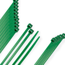 Bridas Nylon 100% Verde 4,6x390 mm. (Bolsa 100 Unidades)
