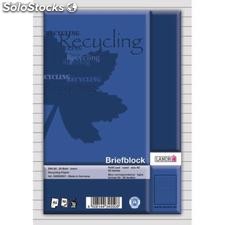 Briefblock A5 liniert 50 Blatt 70g/qm aus Recyclingpapier