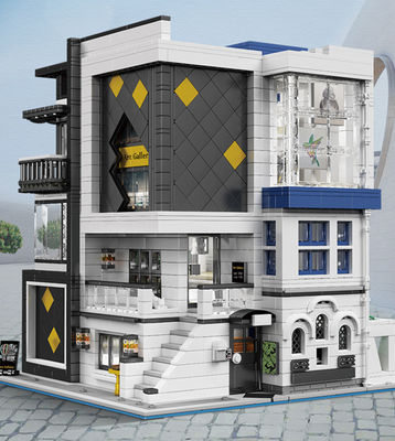 Brinquedo de construção compatível com LEGO, modelo de galeria moderno - Foto 2